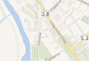 Na Vinici v obci Znojmo - mapa ulice