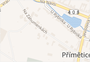 Na Záhumenkách v obci Znojmo - mapa ulice