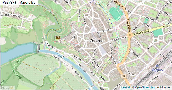 Pasířská - mapa ulice