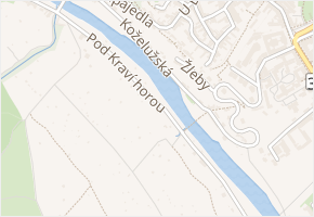 Pod Kraví horou v obci Znojmo - mapa ulice