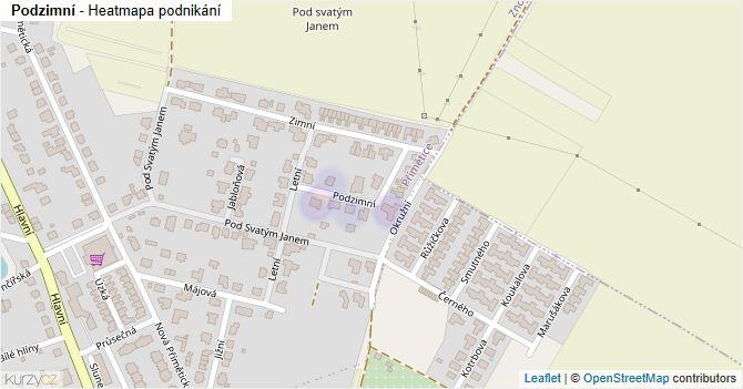 Podzimní - mapa podnikání