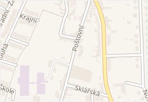 Poštovní v obci Znojmo - mapa ulice