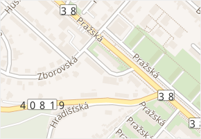 Prokopa Holého v obci Znojmo - mapa ulice