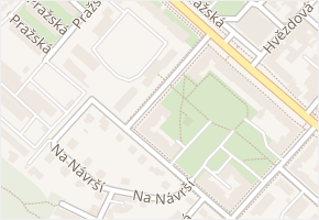 Rumunská v obci Znojmo - mapa ulice