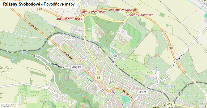 Růženy Svobodové - záplavové mapy stoleté vody