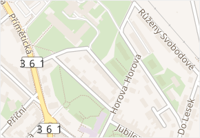 Sládkova v obci Znojmo - mapa ulice