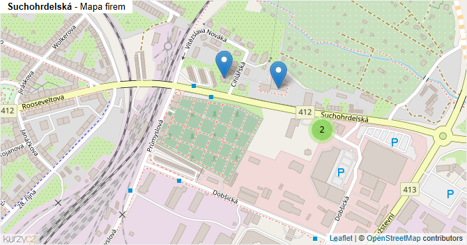 Suchohrdelská - mapa firem