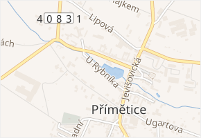 U Rybníka v obci Znojmo - mapa ulice