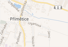 Ugartova v obci Znojmo - mapa ulice
