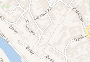 V Jirchářích v obci Znojmo - mapa ulice