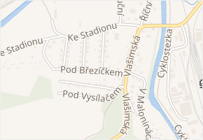 Dvořákova v obci Zruč nad Sázavou - mapa ulice