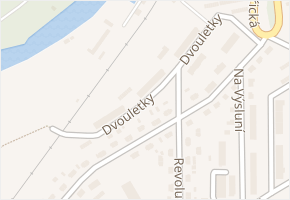 Dvouletky v obci Zruč nad Sázavou - mapa ulice