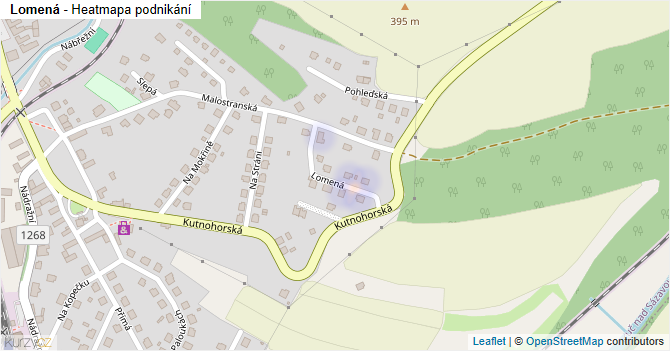 Lomená - mapa podnikání