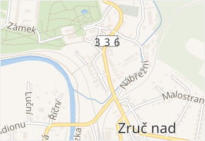 náměstí MUDR. J. Svobody v obci Zruč nad Sázavou - mapa ulice