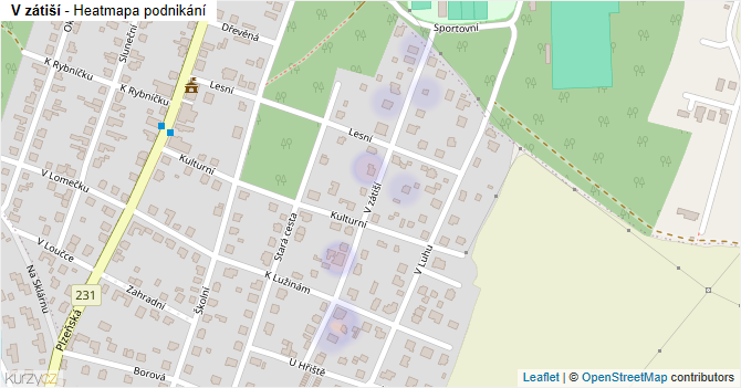 V zátiší - mapa podnikání