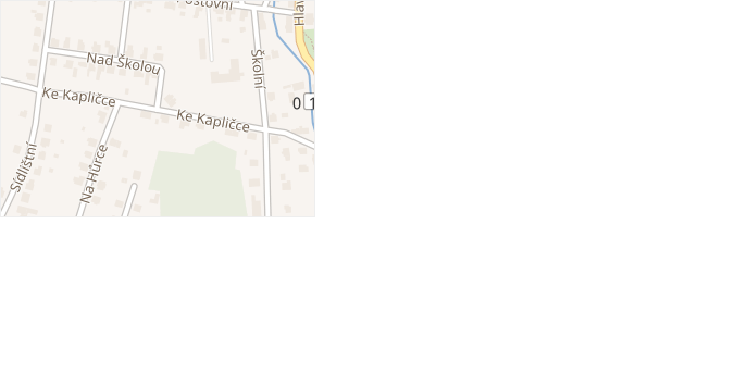 Ke Kapličce v obci Zubří - mapa ulice