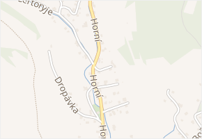 Šafránová v obci Zubří - mapa ulice