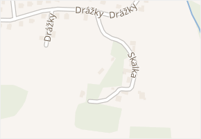 Skalka v obci Zubří - mapa ulice