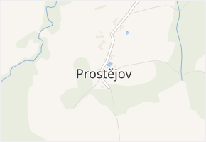 Prostějov v obci Žumberk - mapa části obce