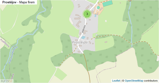 Prostějov - mapa firem