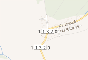 K Vrtuli v obci Zvánovice - mapa ulice