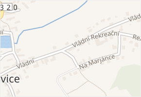 Vládní v obci Zvánovice - mapa ulice