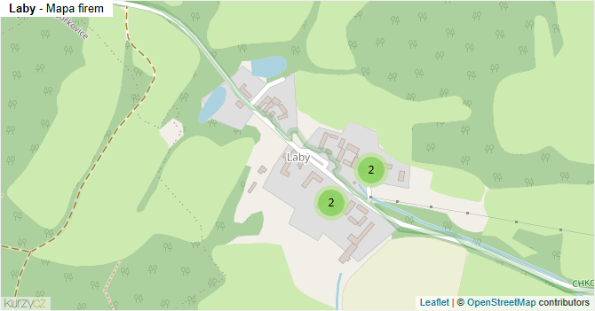 Laby - mapa firem