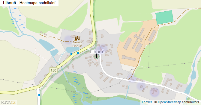 Libouň - mapa podnikání