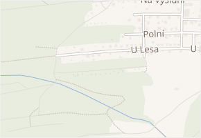 Na Paloučku v obci Zvole - mapa ulice
