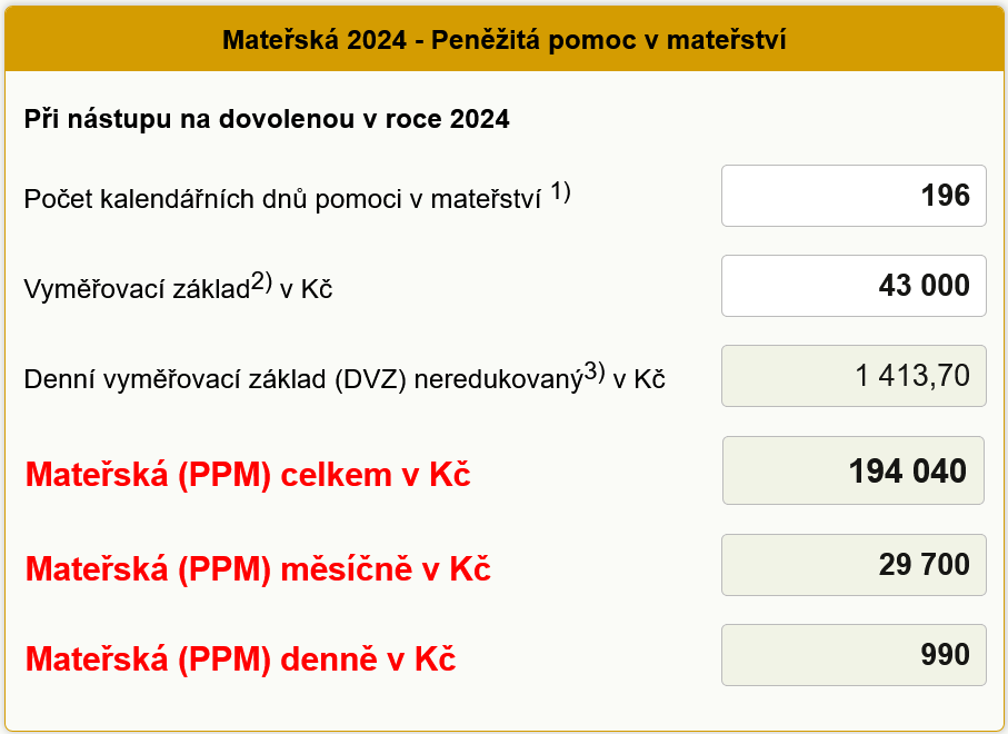 Kalkulaka matesk 2024