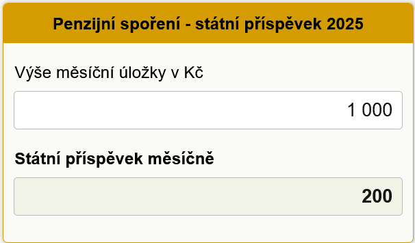 Penzijn� spo�en�
