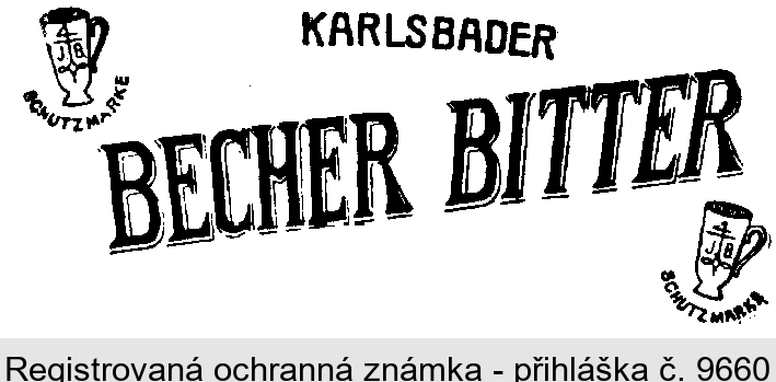 JB KARLSBADER BECHER BITTER