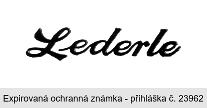 LEDERLE