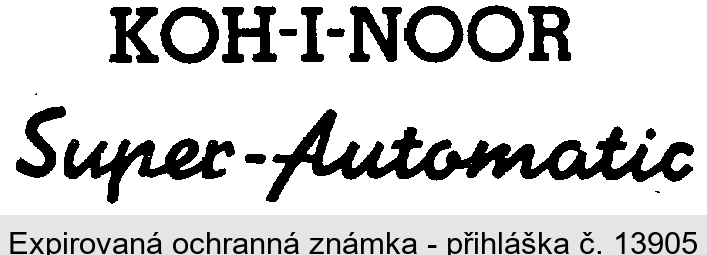 KOHINOORSUPERAUTOM/SUPERAUTOMATIC/AUTOMA