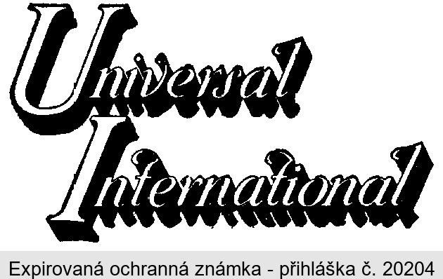 UNIVERSAL INTERNATIONAL