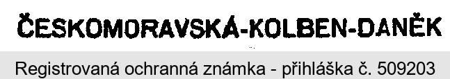 ČESKOMORAVSKÁ-KOLBEN-DANĚK