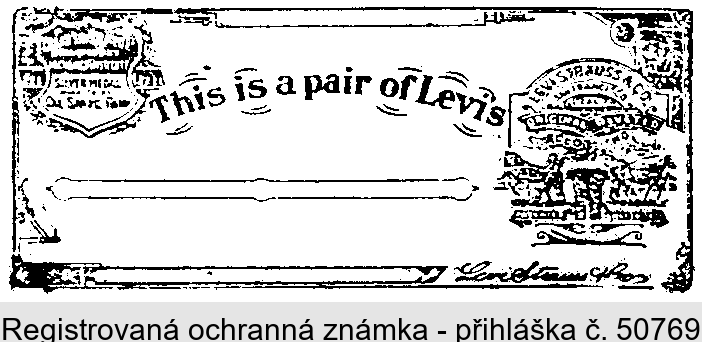THIS IS A PAIR OF LEVI'S