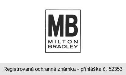 MB MILTON BRADLEY