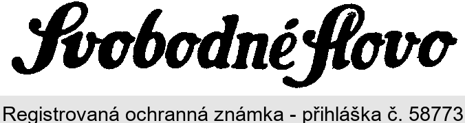 SVOBODNÉ SLOVO
