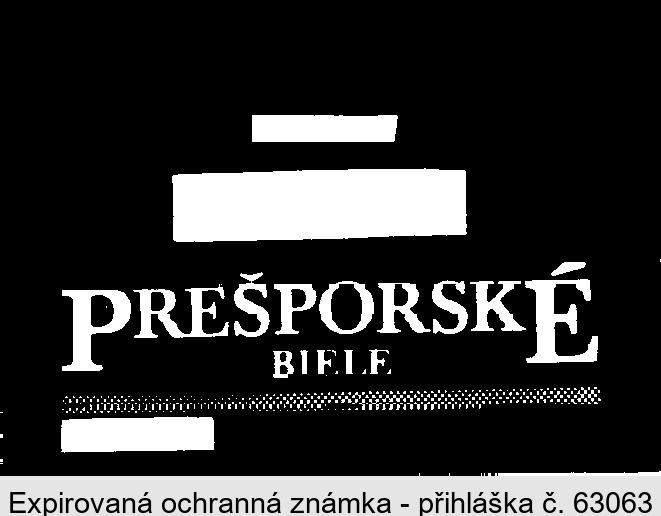 PREŠPORSKÉ BIELE