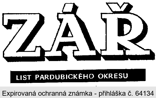 ZÁŘ LIST PARDUBICKÉHO OKRESU