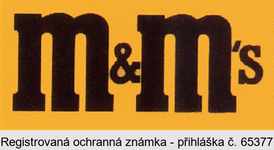 m&m's