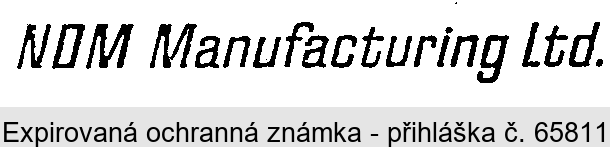 NDM MANUFACTURING LTD.