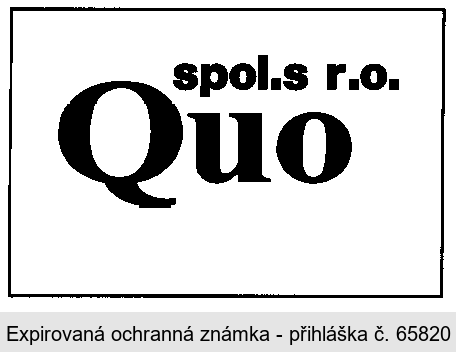 QUO SPOL. S R.O.