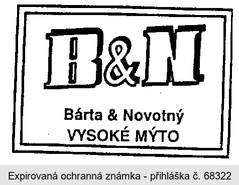 B & N Bárta & Novotný VYSOKÉ MÝTO