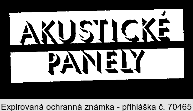 AKUSTICKÉ PANELY