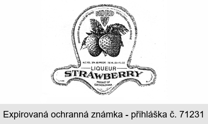 KORD LIQUER STRAWBERRY