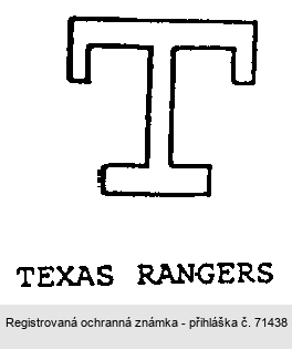 T TEXAS RANGERS
