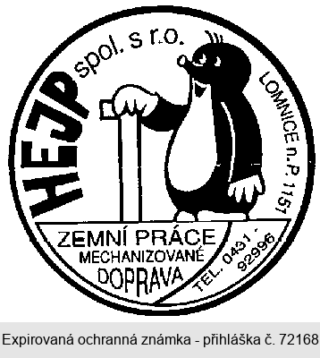 HEJP spol. s r.o. LOMNICE n. P.