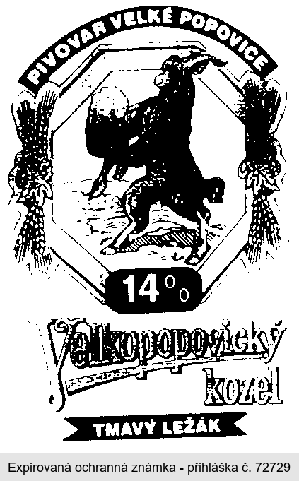 VELKOPOPOVICKÝ KOZEL 14% TMAVÝ LEŽÁK